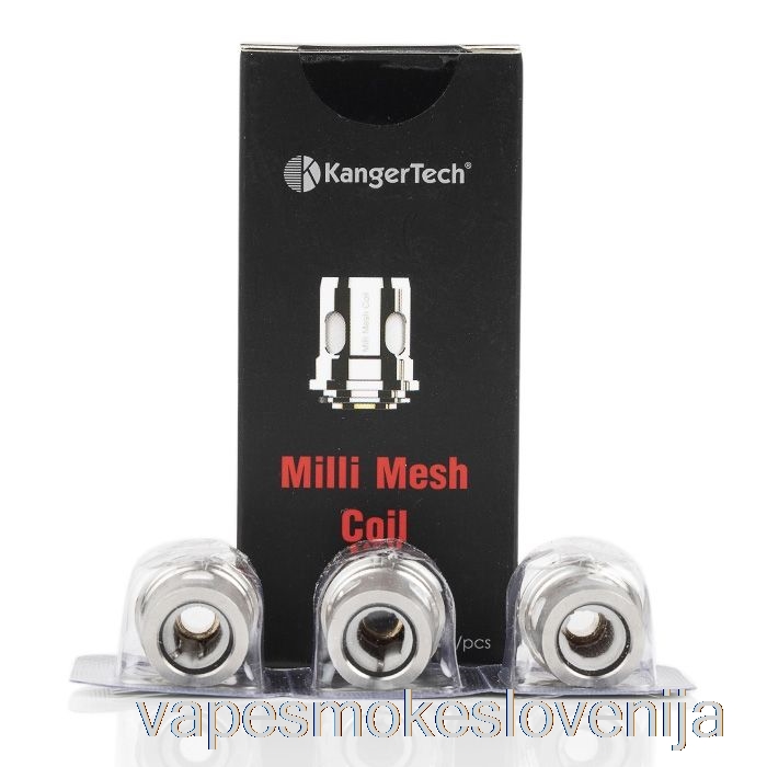 Vape Za Enkratno Uporabo Kanger Milli Mesh Nadomestne Tuljave 0,15 Ohm Mesh Tuljave